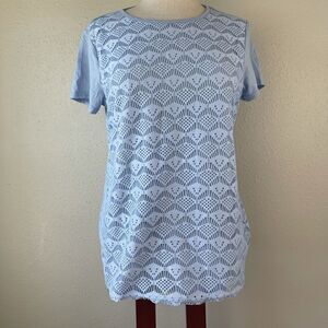 NWT NorthCrest Women’s Light Blue Tee Size S